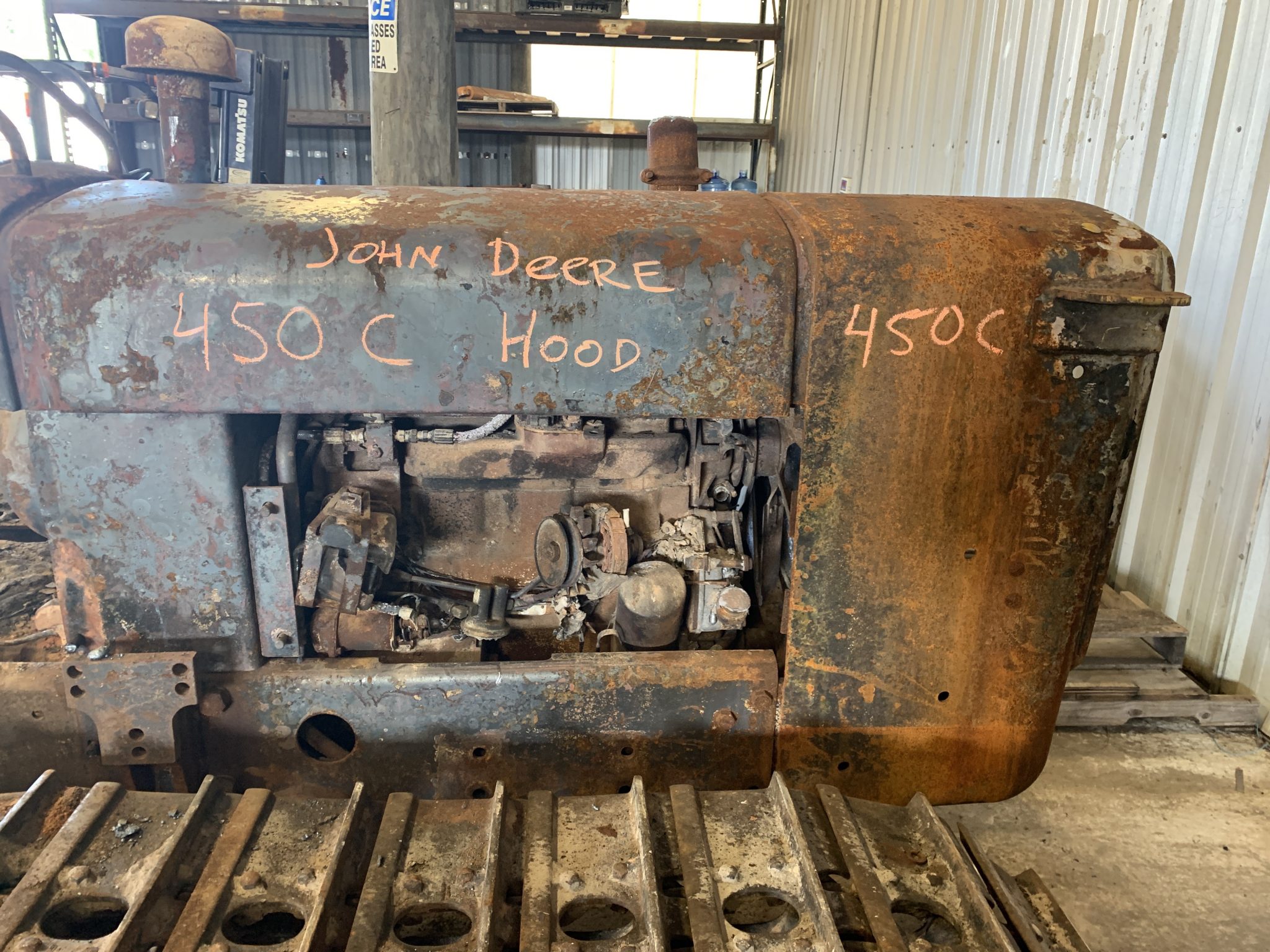 John Deere 450c Machine Being Dismantled For Parts Sn To450cd387882 Blount Parts Llc 5871