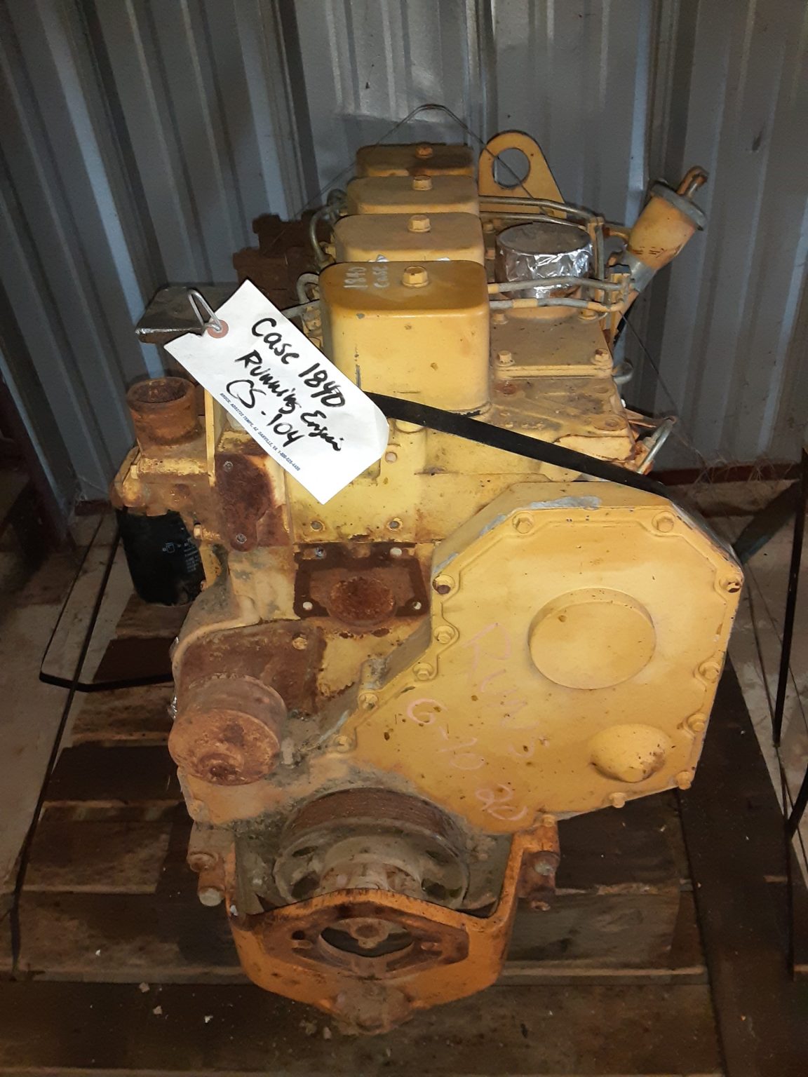 Case 1840 Skid Steer Engine 4-390 CORE only - Blount Parts LLC